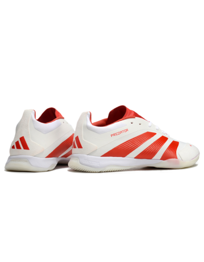 Adidas Predator 24 Elite IC Indoor & Futsal Soccer Shoes - Beige/Red/White