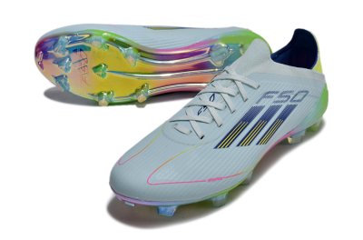 Adidas F50 Elite FG Firm Ground Soccer Cleats - Jade/Blue/Yellow