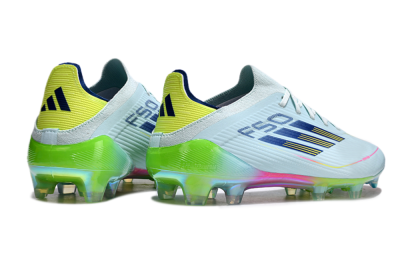 Adidas F50 Elite FG Firm Ground Soccer Cleats - Jade/Blue/Yellow