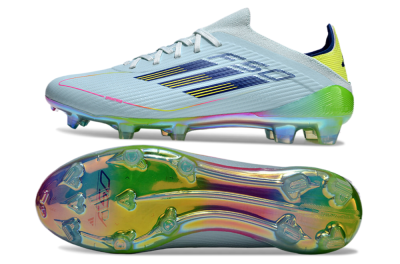 Adidas F50 Elite FG Firm Ground Soccer Cleats - Jade/Blue/Yellow