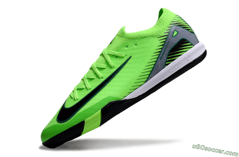 Nike Air Zoom Mercurial Vapor 16 Elite IC Indoor & Futsal Soccer Shoes - Yellow/Black/Silver 6
