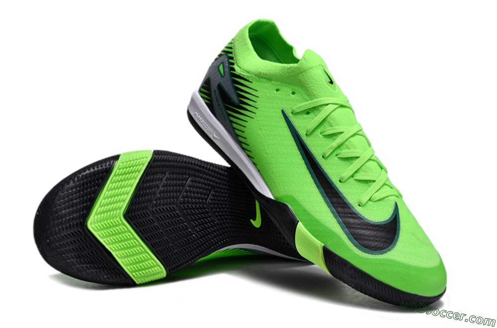Nike Air Zoom Mercurial Vapor 16 Elite IC Indoor & Futsal Soccer Shoes - Yellow/Black/Silver 4