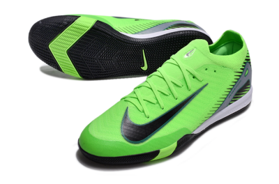 Nike Air Zoom Mercurial Vapor 16 Elite IC Indoor & Futsal Soccer Shoes - Yellow/Black/Silver