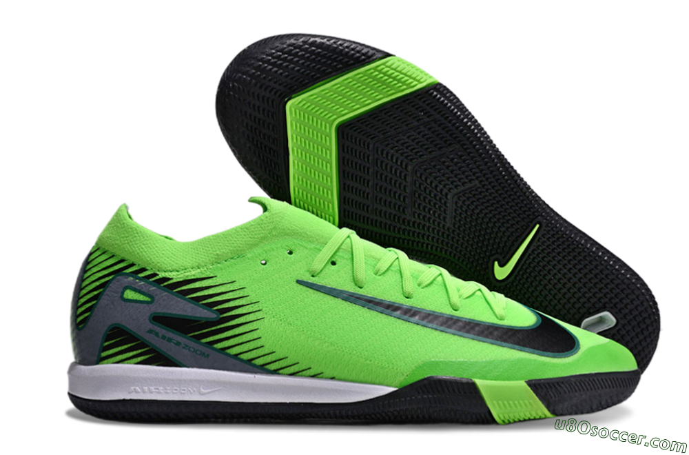 Nike Air Zoom Mercurial Vapor 16 Elite IC Indoor & Futsal Soccer Shoes - Yellow/Black/Silver 1