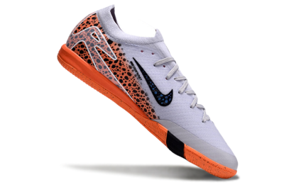 Nike Air Zoom Mercurial Vapor 16 Elite IC Indoor & Futsal Soccer Shoes - White/Black/Leopard