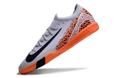Nike Air Zoom Mercurial Vapor 16 Elite IC Indoor & Futsal Soccer Shoes - White/Black/Leopard