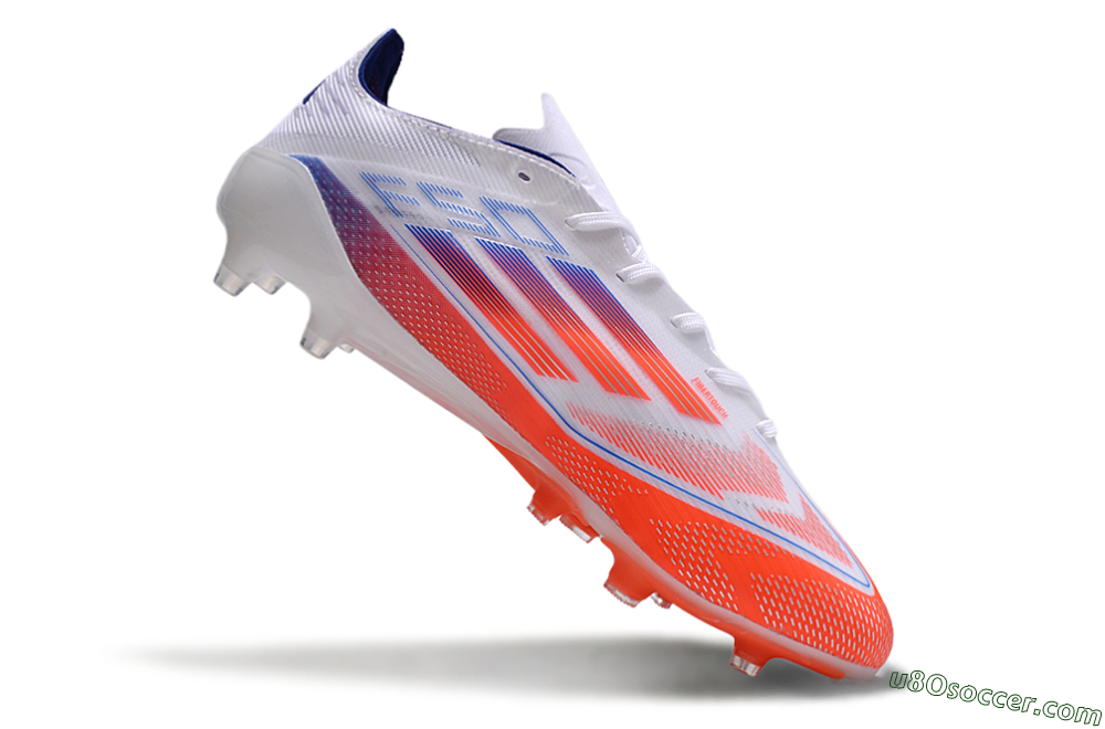 Adidas F50 Elite AG Artificial Grass Soccer Cleats - Red/White/Blue 5