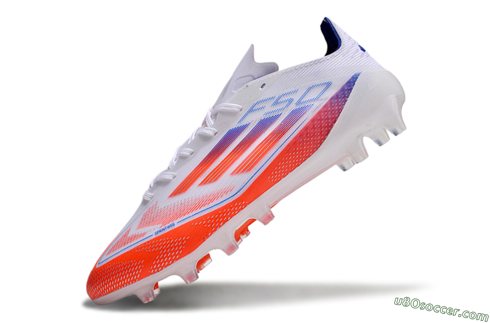 Adidas F50 Elite AG Artificial Grass Soccer Cleats - Red/White/Blue 6