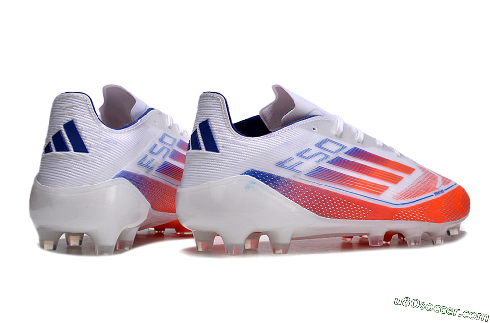 Adidas F50 Elite AG Artificial Grass Soccer Cleats - Red/White/Blue 7