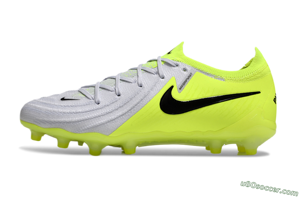 Nike Phantom Luna Elite Artificial Grass Soccer Cleats - Yellow/Grey/Black 1