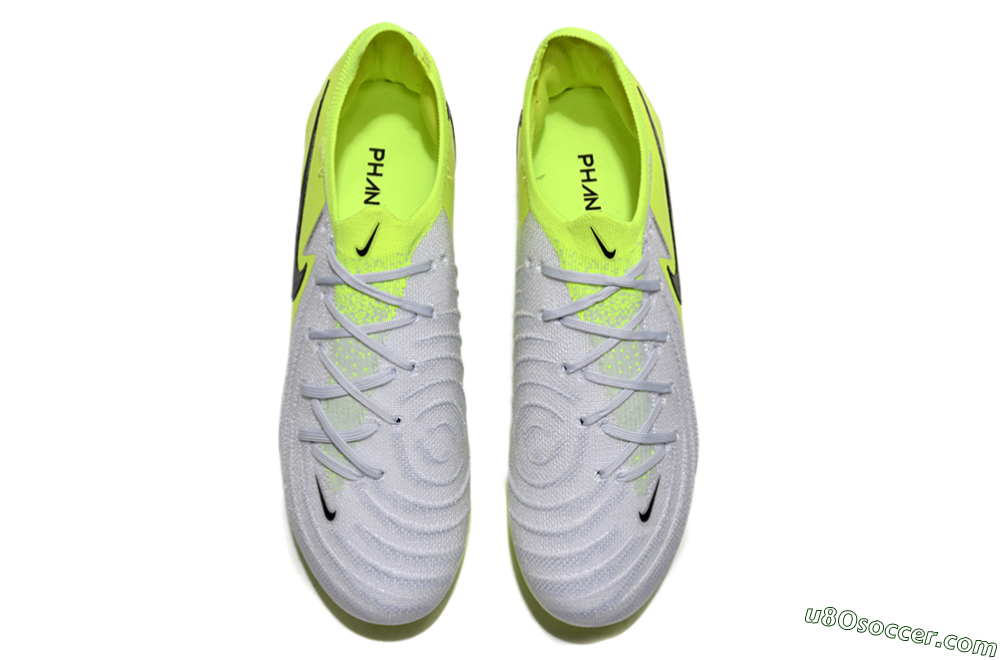 Nike Phantom Luna Elite Artificial Grass Soccer Cleats - Yellow/Grey/Black 3