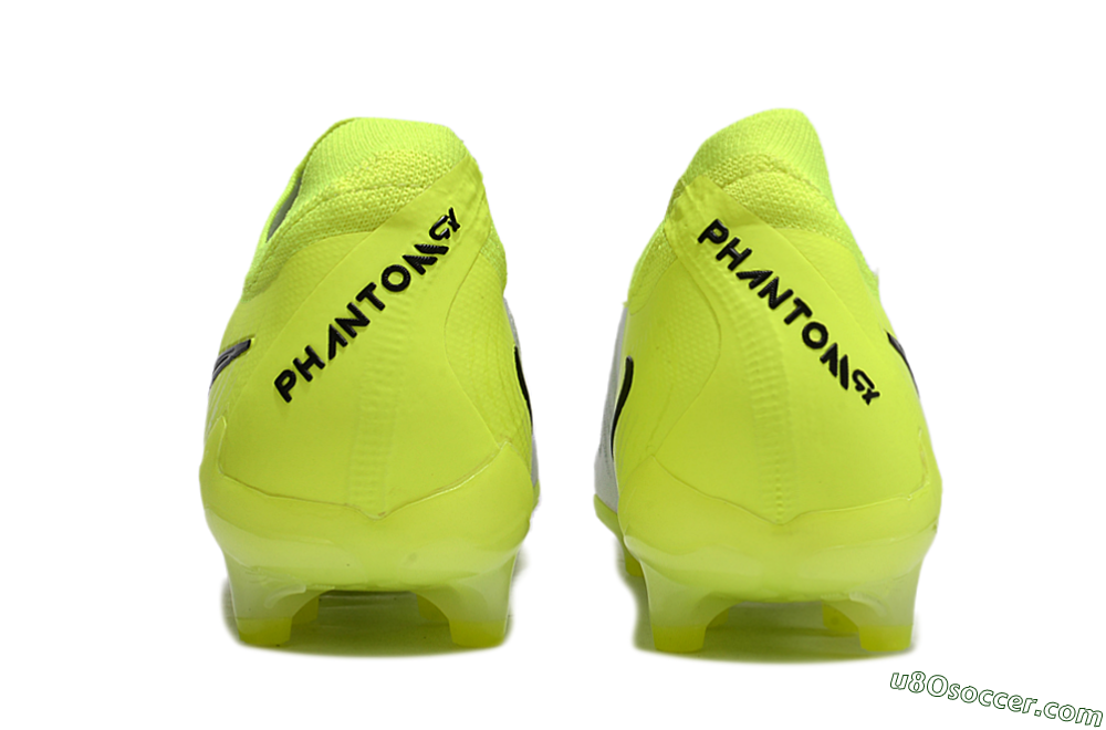 Nike Phantom Luna Elite Artificial Grass Soccer Cleats - Yellow/Grey/Black 4