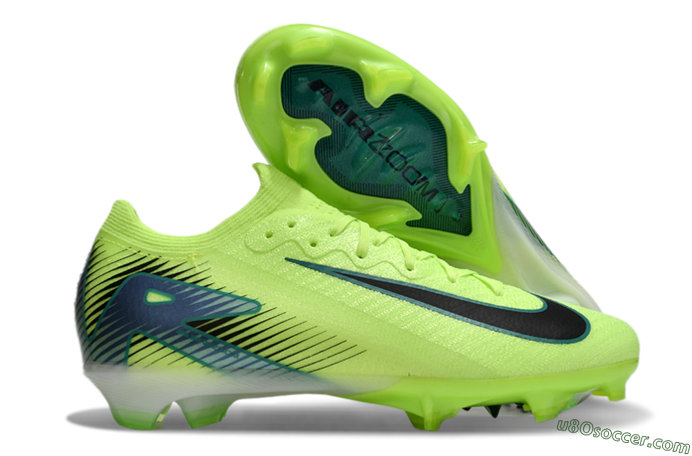 Nike Air Zoom Mercurial Vapor 16 Elite FG Firm Ground Soccer Cleats - Yellow/Green/Blue 1
