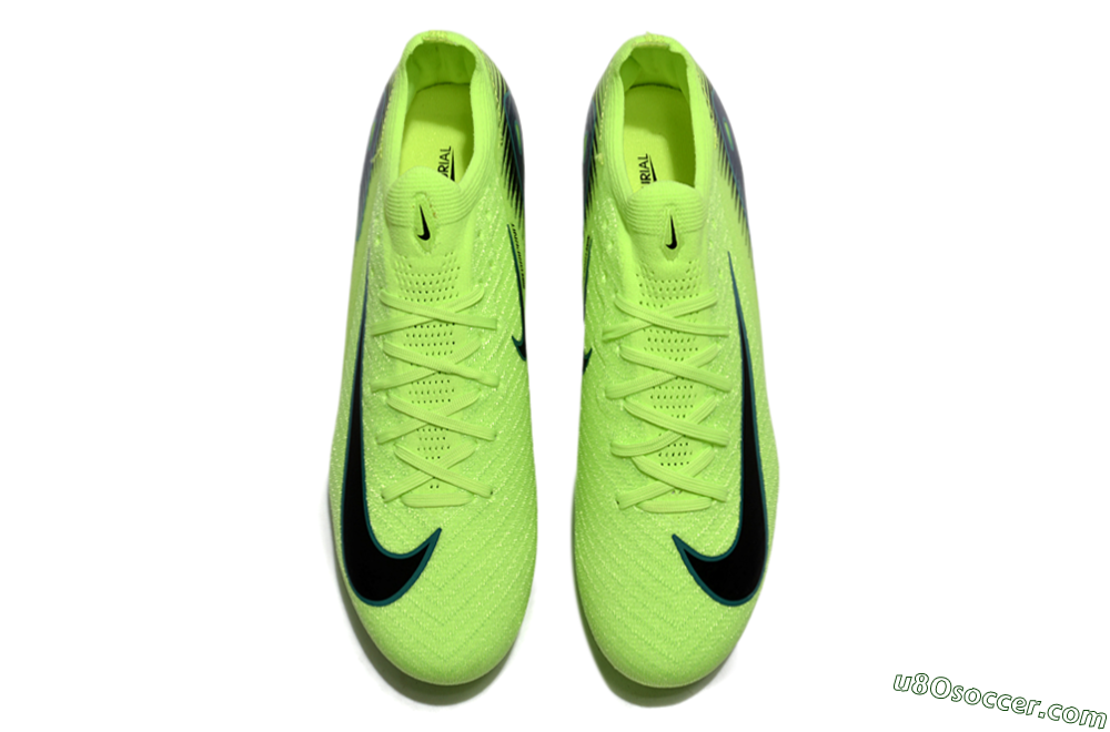 Nike Air Zoom Mercurial Vapor 16 Elite FG Firm Ground Soccer Cleats - Yellow/Green/Blue 4
