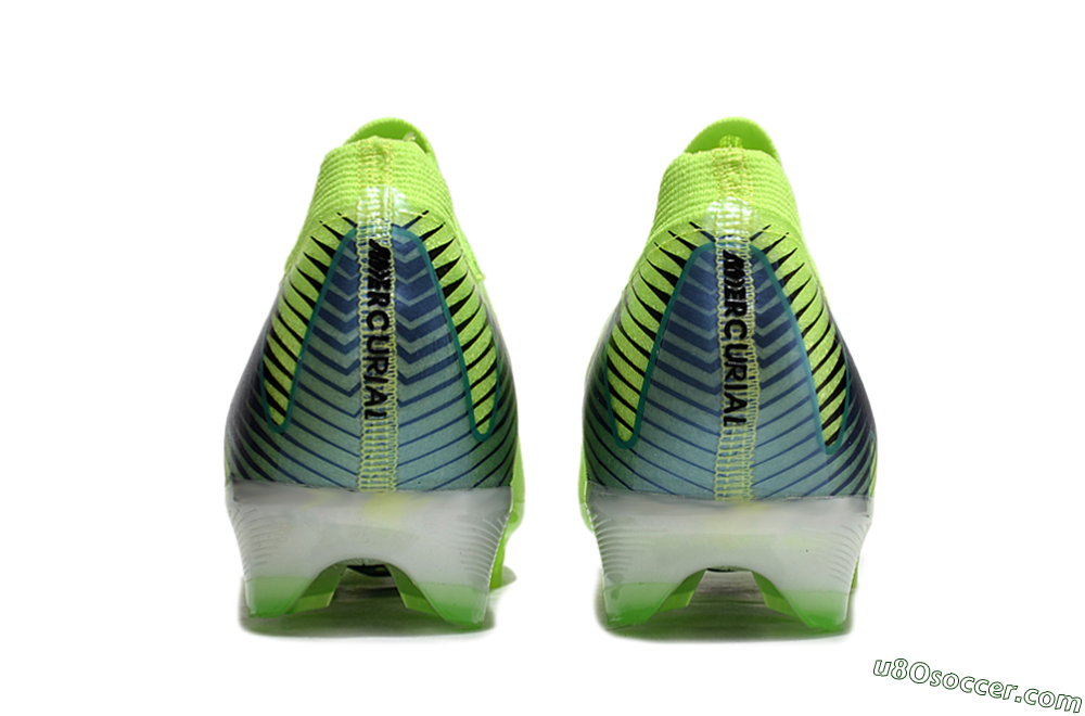 Nike Air Zoom Mercurial Vapor 16 Elite FG Firm Ground Soccer Cleats - Yellow/Green/Blue 5