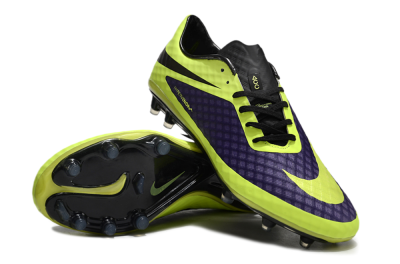 Nike Hypervenom Phantom FG Firm Ground Soccer Cleats - Purple/Yellow/Black