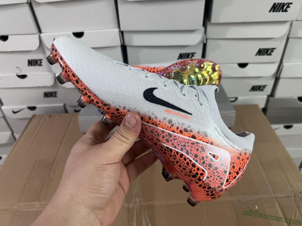 Nike Air Zoom Mercurial Vapor 16 Elite AG Artificial Grass Soccer Cleats - Grey/Black/Brown