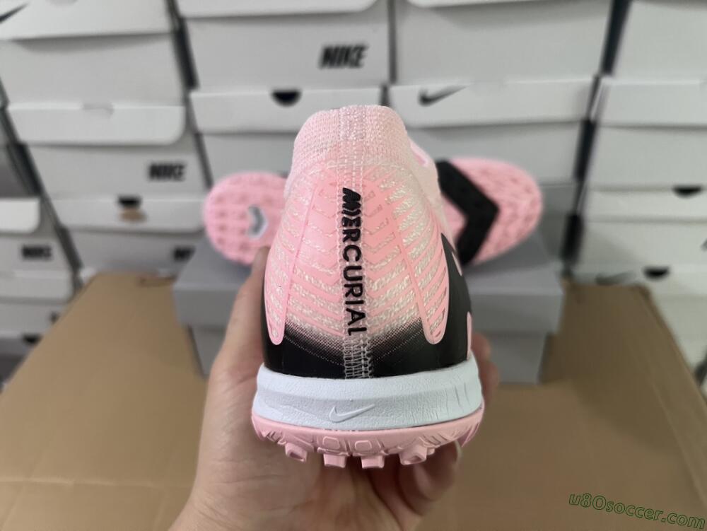 Nike Air Zoom Mercurial Vapor 16 Elite TF Artificial Turf Soccer Shoes - Pink/Black/White