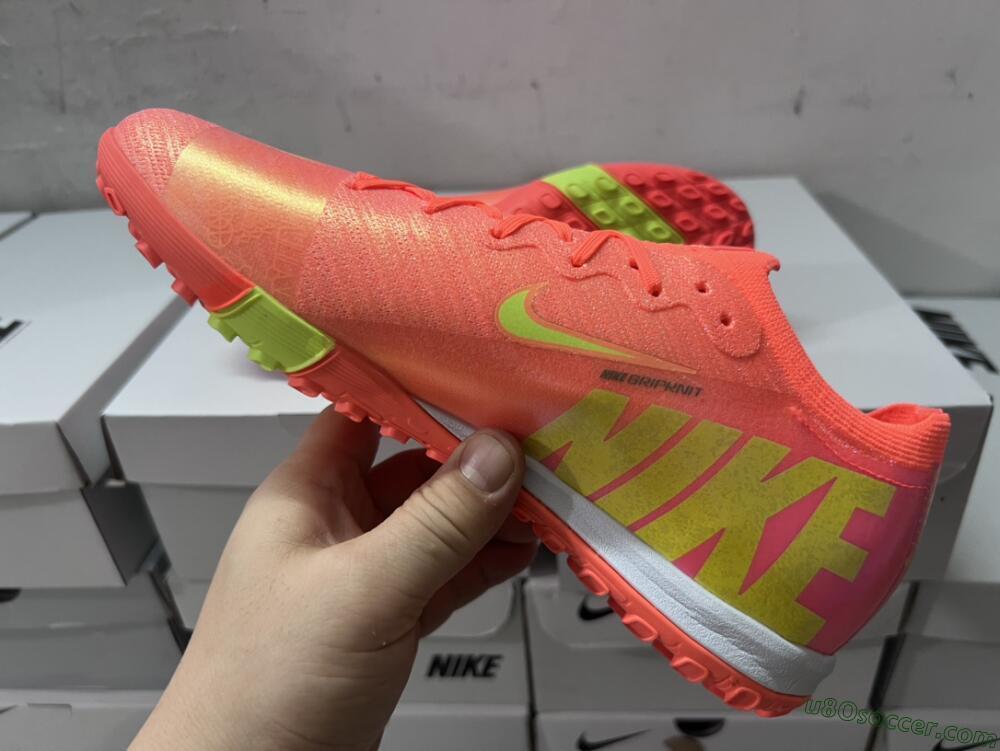 Nike Air Zoom Mercurial Vapor 15 Elite TF Artificial Turf Soccer Shoes - Red/Yellow/White