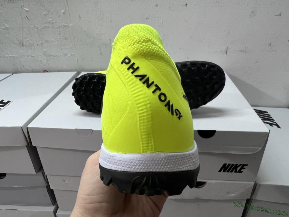 Nike Phantom Luna Elite TF Artificial Turf Soccer Shoes - Grey/Yellow/Black