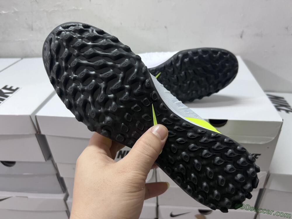 Nike Phantom Luna Elite TF Artificial Turf Soccer Shoes - Grey/Yellow/Black