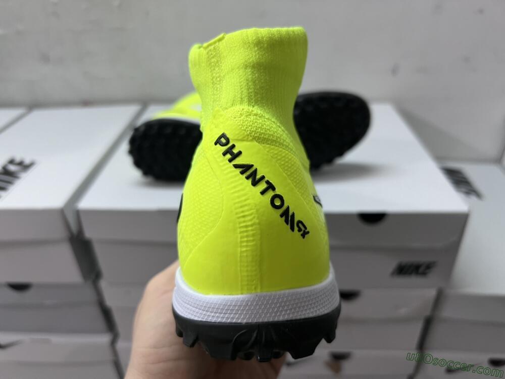 Nike Phantom Luna Elite NU TF Artificial Turf Soccer Shoes - Grey/Yellow/Black