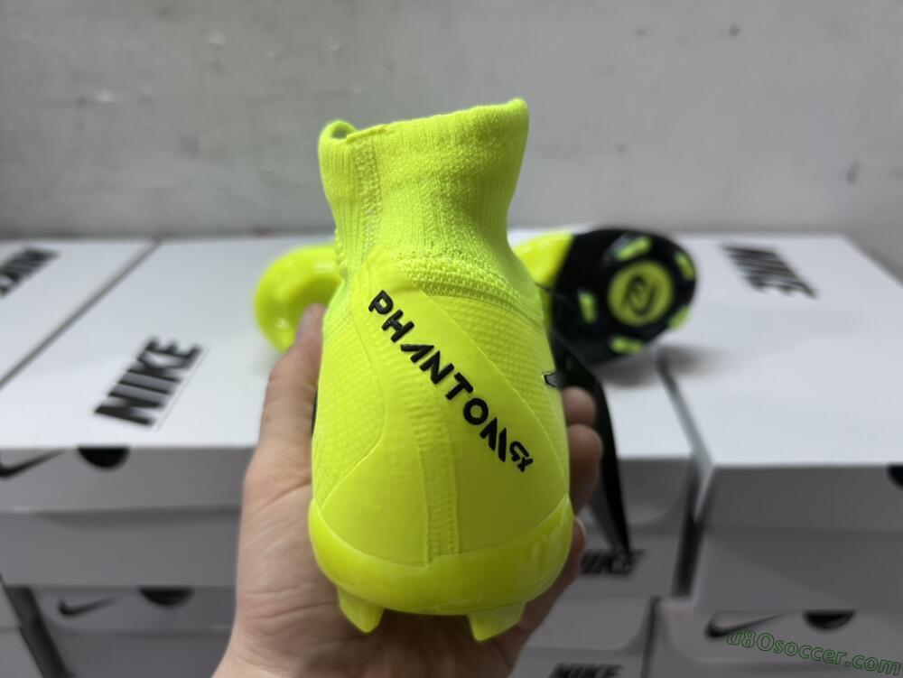 Nike Phantom Luna Elite FG Firm Ground Soccer Cleats - Grey/Yellow/Black