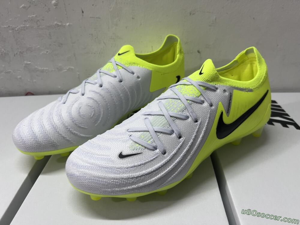 Nike Phantom Luna Elite Artificial Grass Soccer Cleats - Yellow/Grey/Black