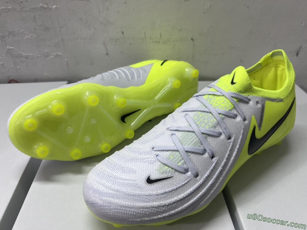 Nike Phantom Luna Elite Artificial Grass Soccer Cleats - Yellow/Grey/Black