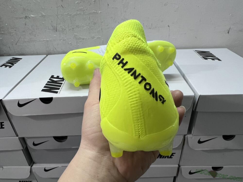 Nike Phantom Luna Elite Artificial Grass Soccer Cleats - Yellow/Grey/Black