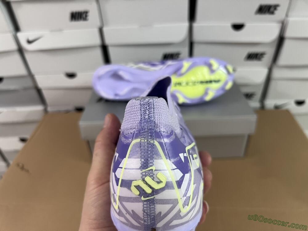 Nike Air Zoom Mercurial Vapor 16 Elite FG Firm Ground Soccer Cleats - Purple/Yellow/White