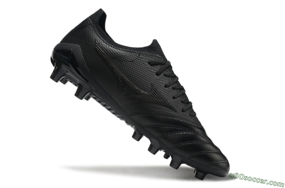 Mizuno Morelia Neo 3 FG Firm Ground Soccer Cleats - Black/Black 5