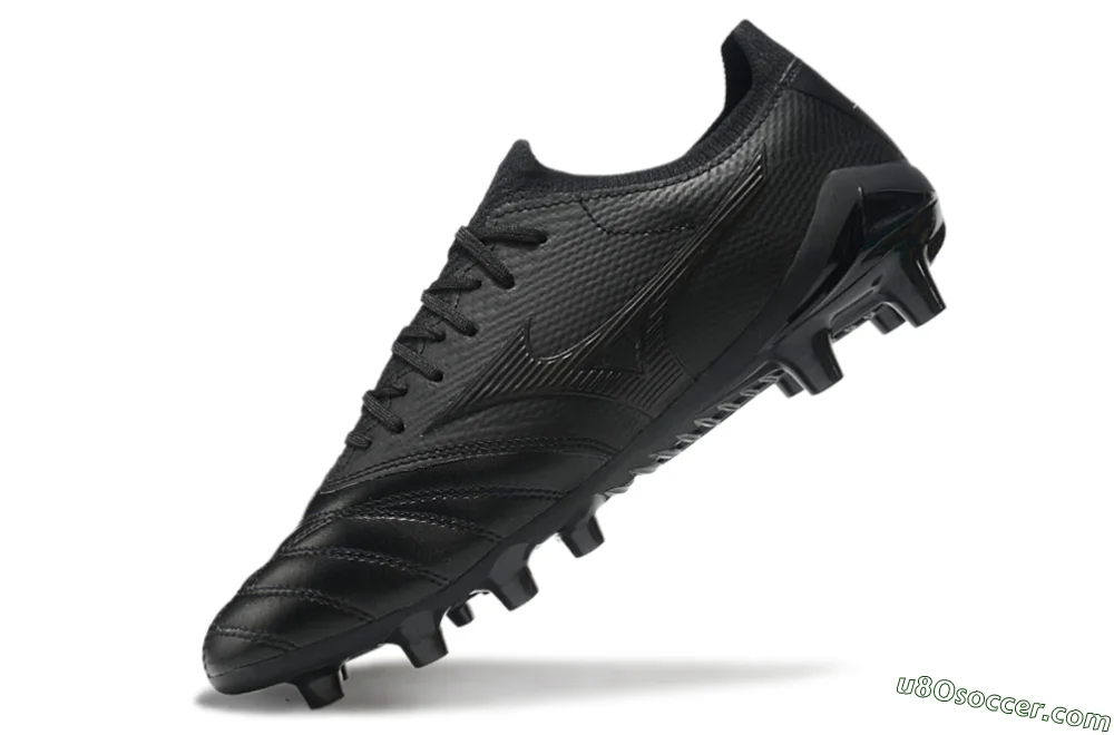 Mizuno Morelia Neo 3 FG Firm Ground Soccer Cleats - Black/Black