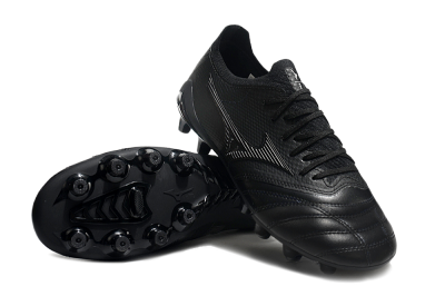 Mizuno Morelia Neo 3 FG Firm Ground Soccer Cleats - Black/Black