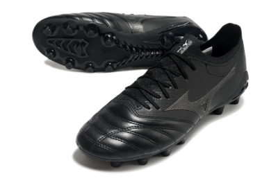 Mizuno Morelia Neo 3 FG Firm Ground Soccer Cleats - Black/Black