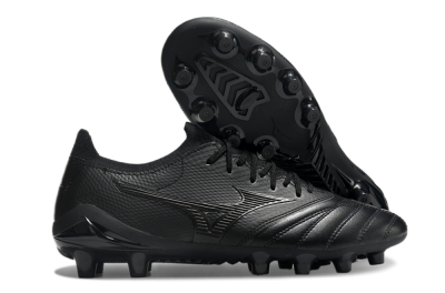 Mizuno Morelia Neo 3 FG Firm Ground Soccer Cleats - Black/Black
