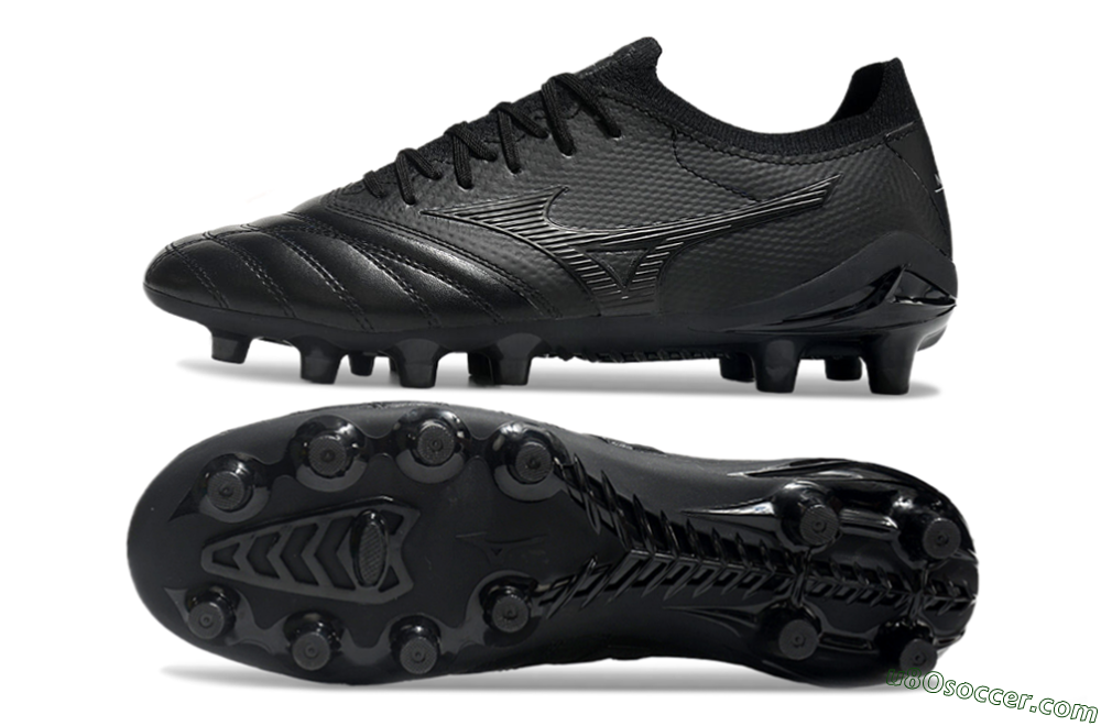 Mizuno Morelia Neo 3 FG Firm Ground Soccer Cleats - Black/Black 0