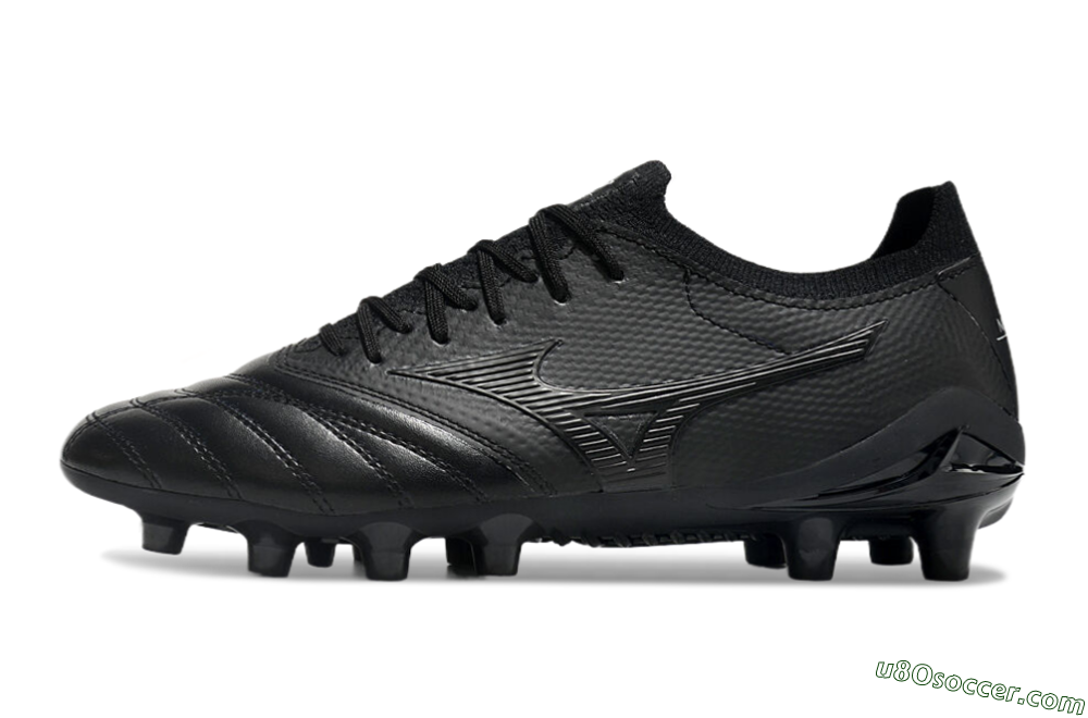 Mizuno Morelia Neo 3 FG Firm Ground Soccer Cleats - Black/Black 2