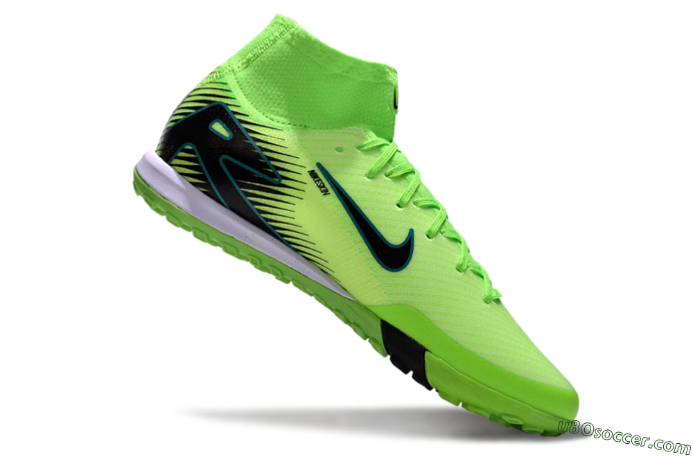 Nike Air Zoom Mercurial Superfly 10 Elite TF Artificial Turf Soccer Shoes - Yellow/Black/White 4