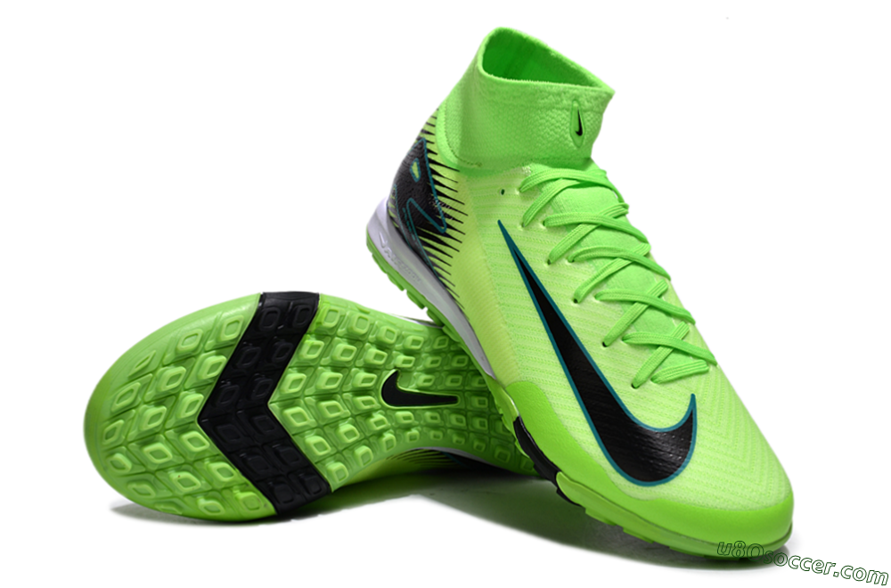 Nike Air Zoom Mercurial Superfly 10 Elite TF Artificial Turf Soccer Shoes - Yellow/Black/White 3