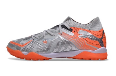 Puma Future Ultimate TF Artificial Turf Soccer Shoes - Silver/Red/White