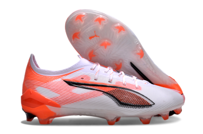 Puma Ultra Ultimate FG Firm Ground Soccer Cleats - White/Black/Red