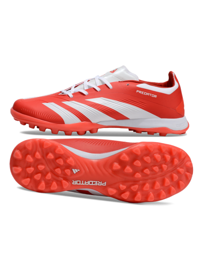 Adidas Predator 24 Elite TF Artificial Turf Soccer Shoes - Red/White
