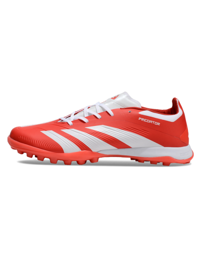 Adidas Predator 24 Elite TF Artificial Turf Soccer Shoes - Red/White