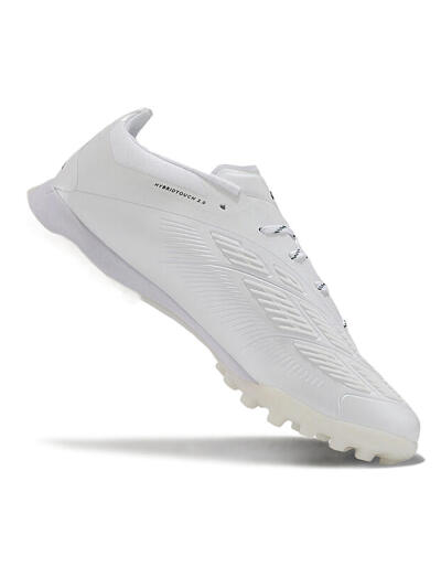 Adidas Predator 24 Elite TF Artificial Turf Soccer Shoes - White/Black