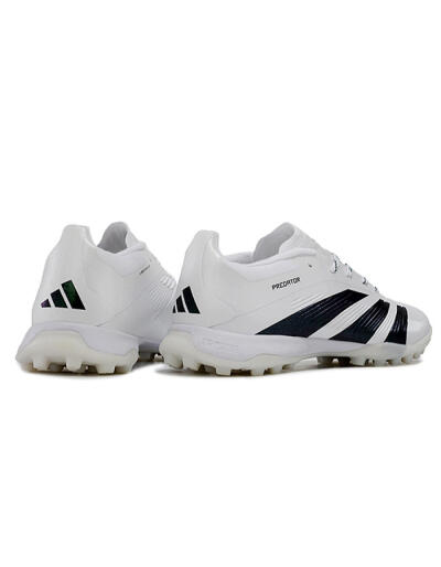 Adidas Predator 24 Elite TF Artificial Turf Soccer Shoes - White/Black