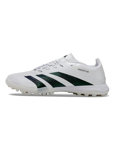Adidas Predator 24 Elite TF Artificial Turf Soccer Shoes - White/Black