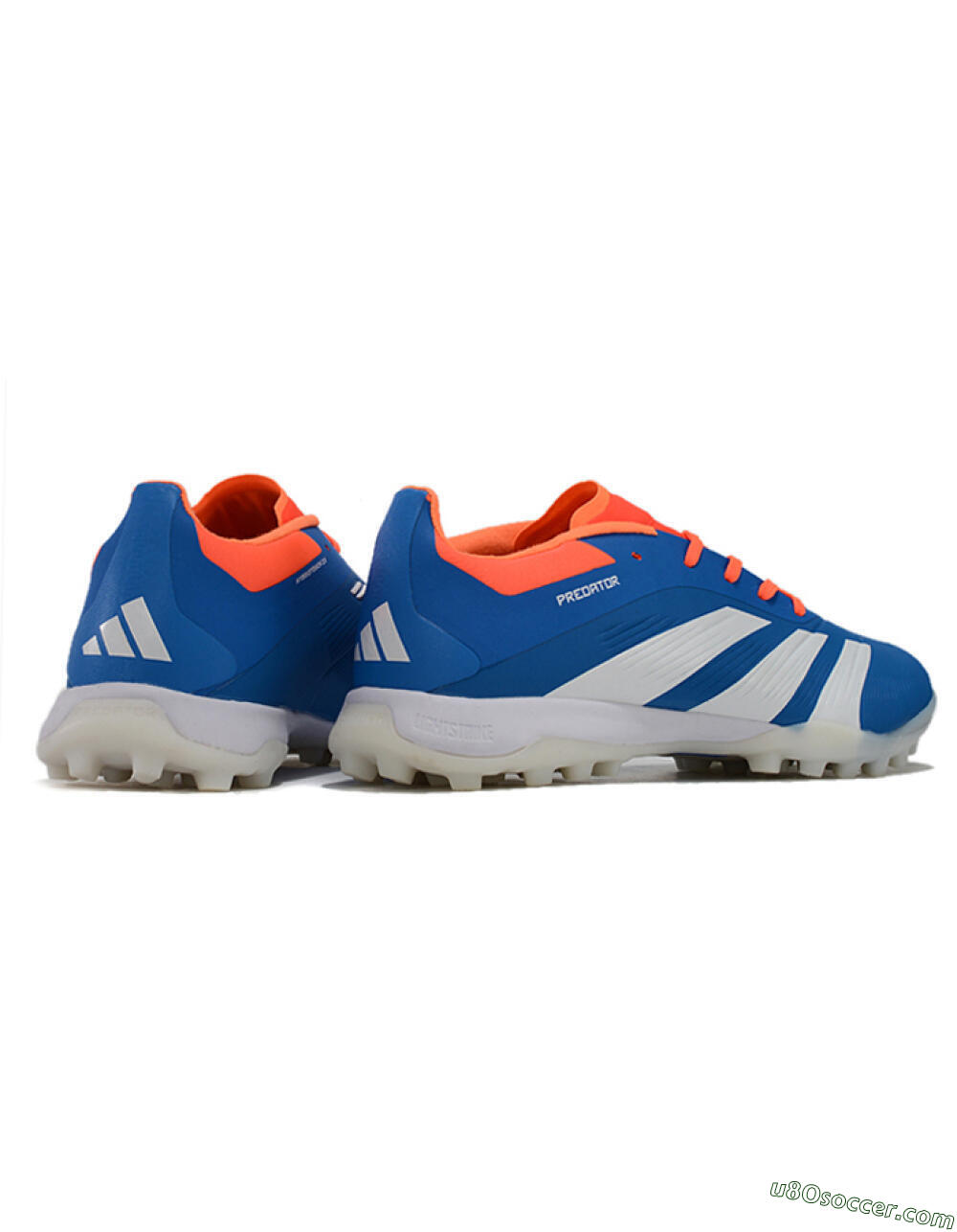 Adidas Predator 24 Elite TF Artificial Turf Soccer Shoes - Blue/White/Red 6