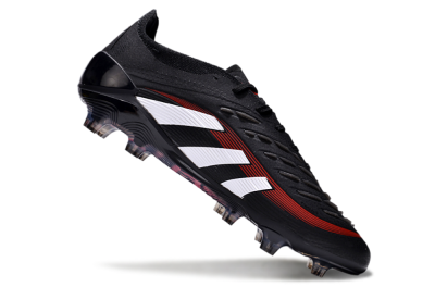 Adidas Predator Elite 24 FG Firm Ground Soccer Cleats - Black/White/Red