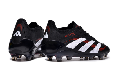 Adidas Predator Elite 24 FG Firm Ground Soccer Cleats - Black/White/Red
